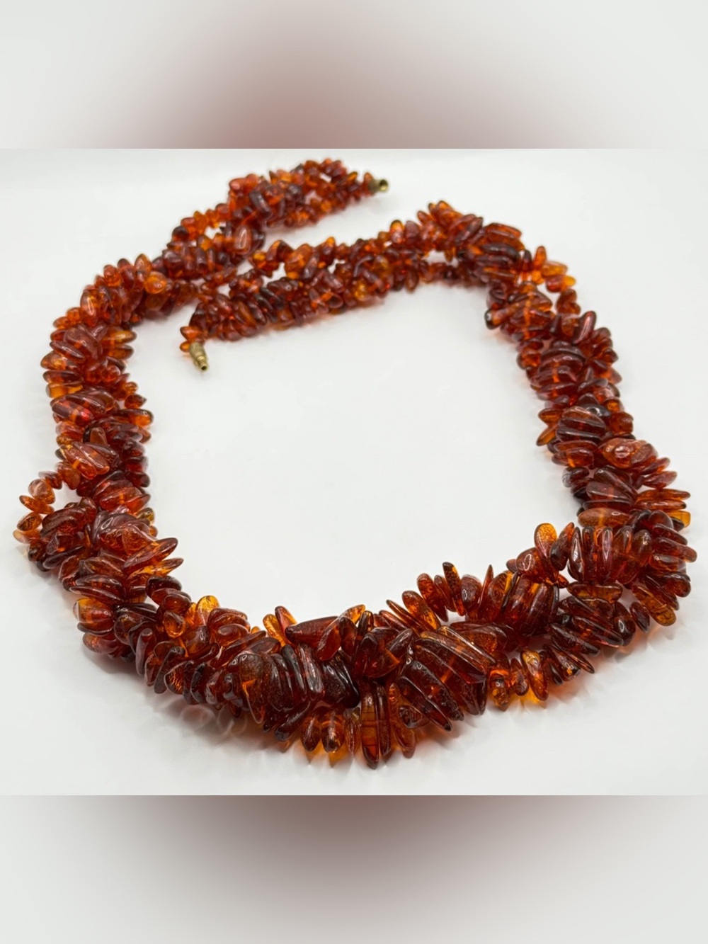 Antique Baltic Amber Necklace 21.5inch | 54.60cm | 74 grams